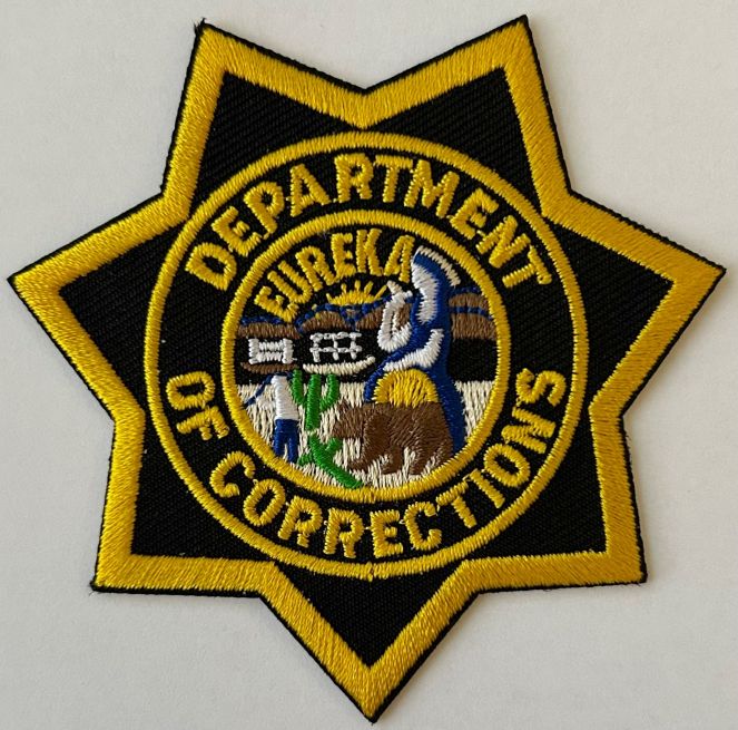 CALIFORNIA DEPARTMENT of CORRECTIONS, CDC - BADGE PATCH - SEW ON.